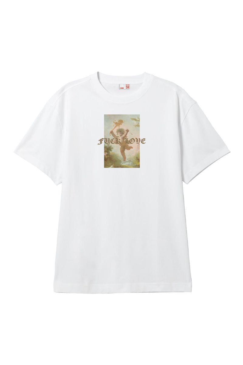 INNEQ(イネク)の「Fuck Love_White(Oversize)(Tops)」
