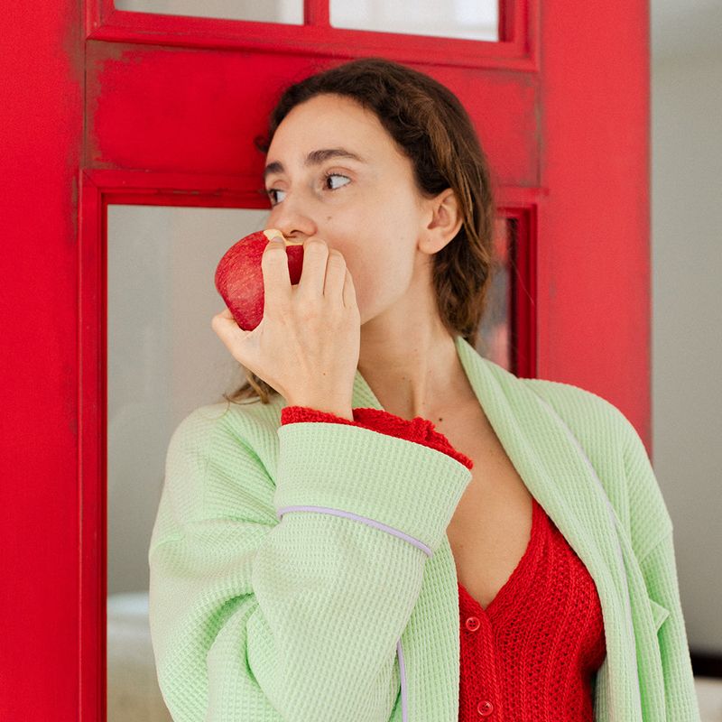 Waffle robe (3color)