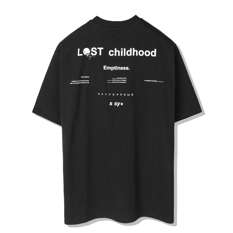 LOSTCHILDHOOD T-SHIRT BLACK