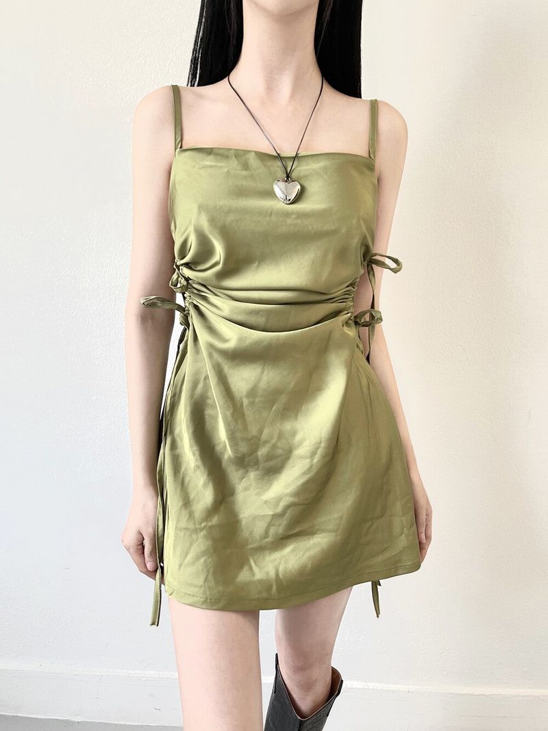 896. Hole satin mini ops (3color)