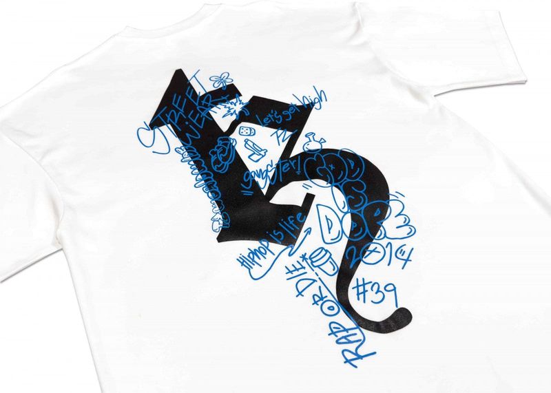 TZ GRAFFITI OVERSIZED TEE -WHITE