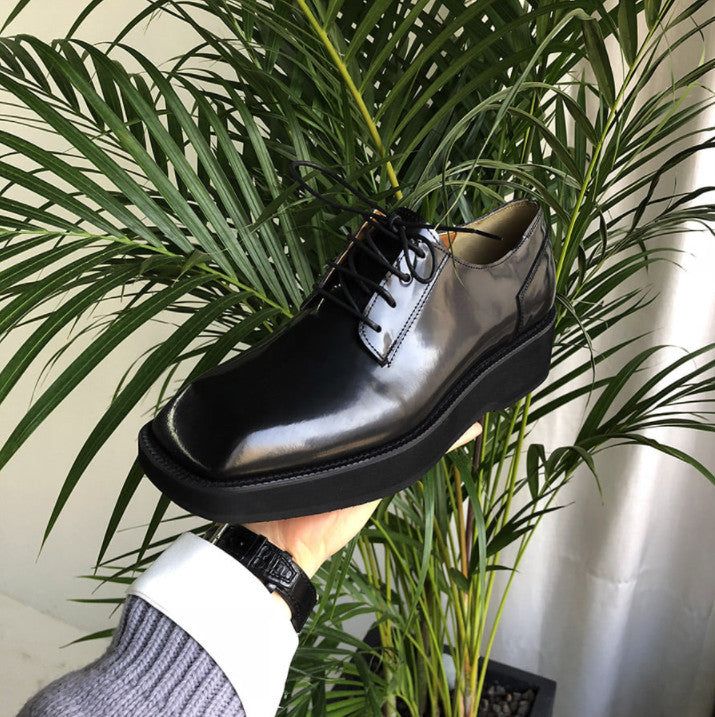 Maison Square Derby Shoes (2color)