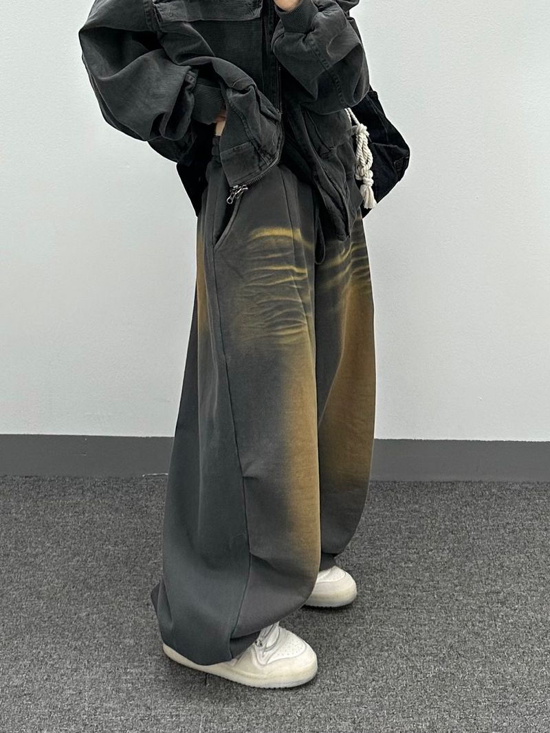 dirty smog jogger pants