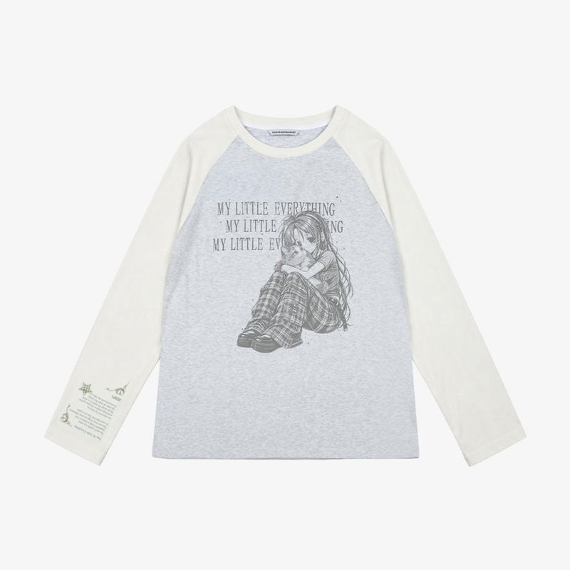 UNSTEADYMARKET（アンステディマーケット）の「スターダスト ラグラン LS Tシャツ クリームホワイト（トップス）」