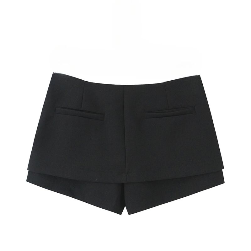 Oria Button Wrap Skort