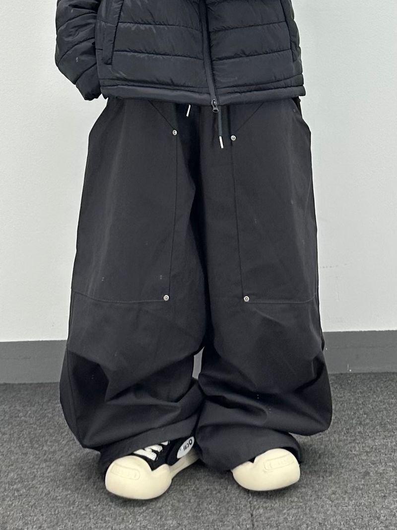 rivet cotton carpenter pants