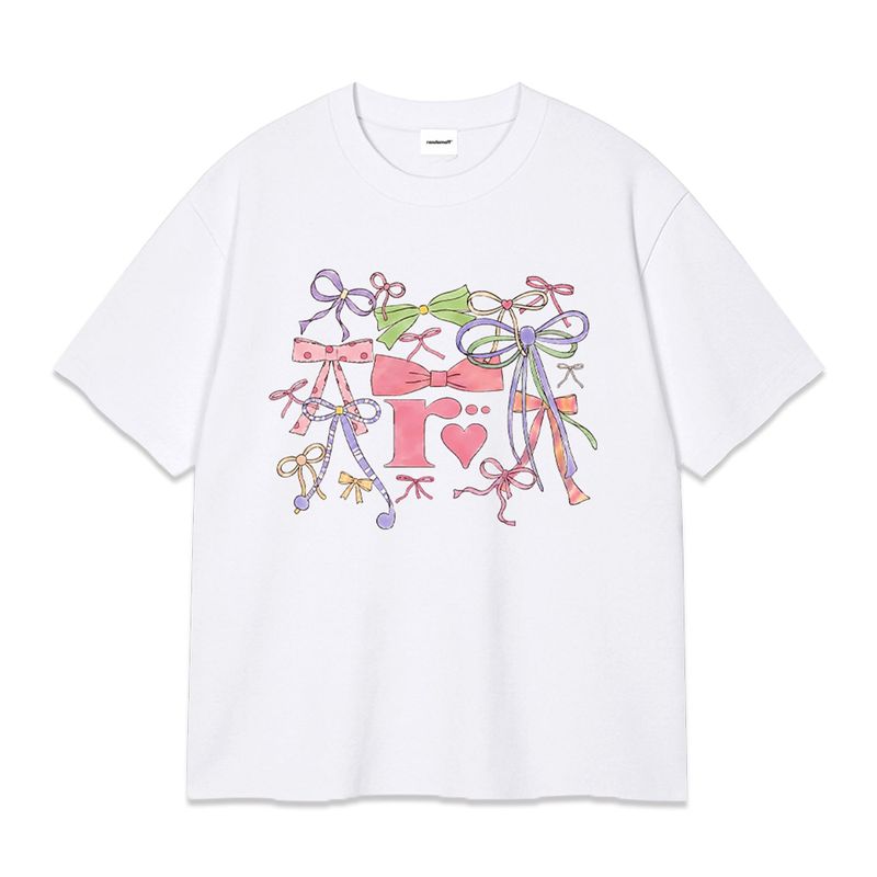 RIBBON SHOWER T-SHIRT (2color)
