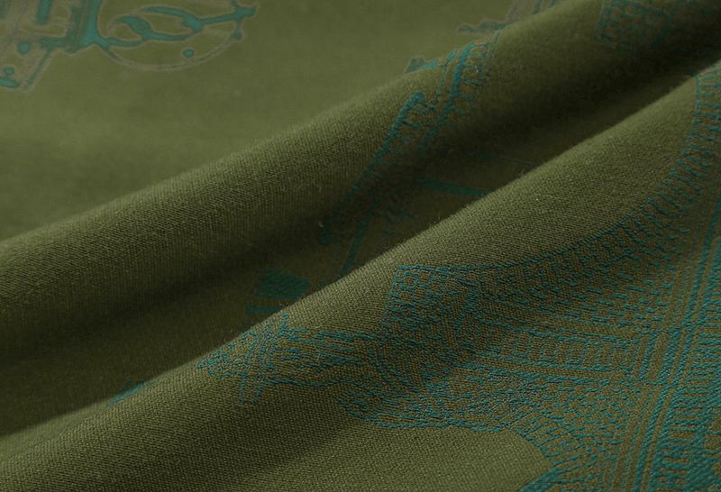 ROMANTIC STREET JACQUARD PANTS_KHAKI