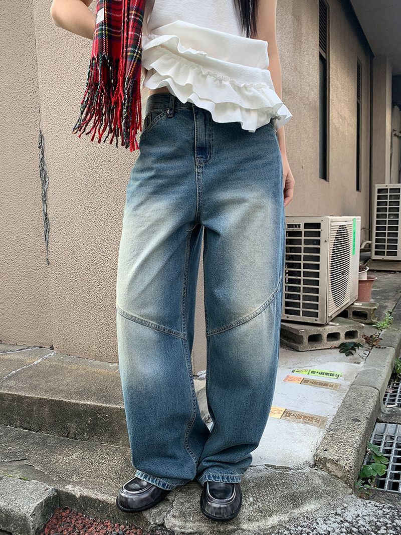 BIAS WIDE JEANS (2C)