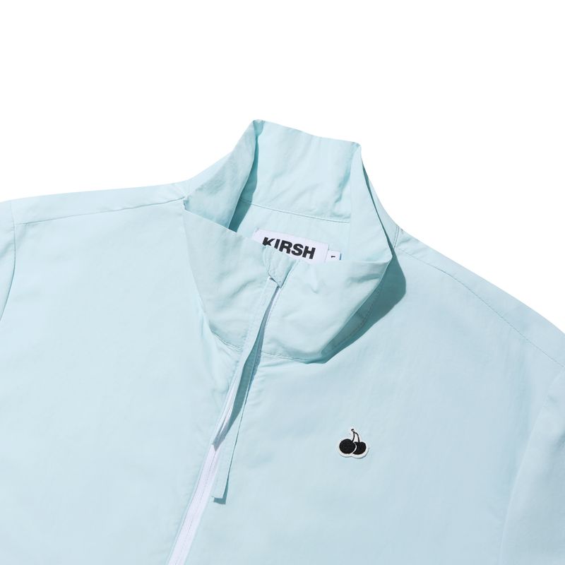UNI MONO CHERRY HALF ZIP UP ANORAK - ICE