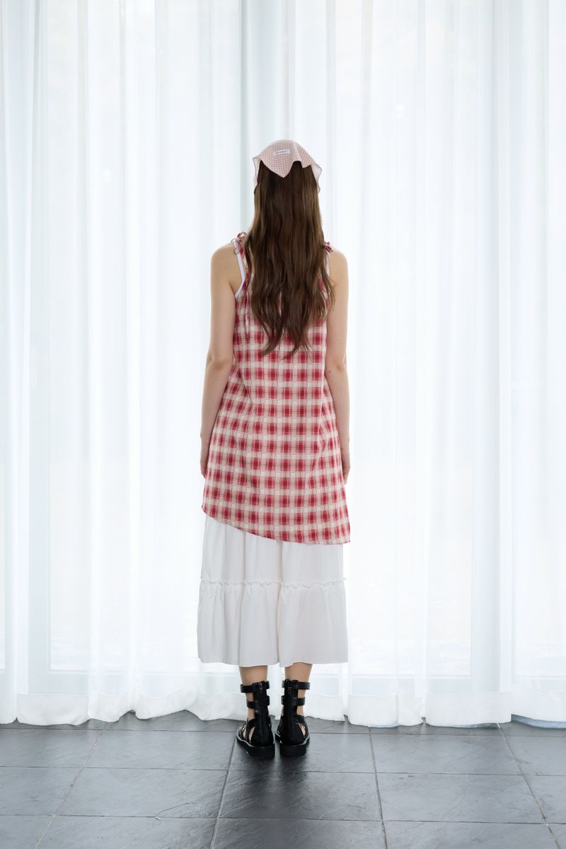 MORI WHIMSY CHECK DRESS