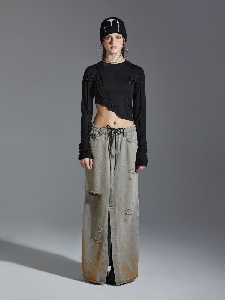 GATELESS（ゲートレス）の「POKER LONG SKIRT（Skirts）」