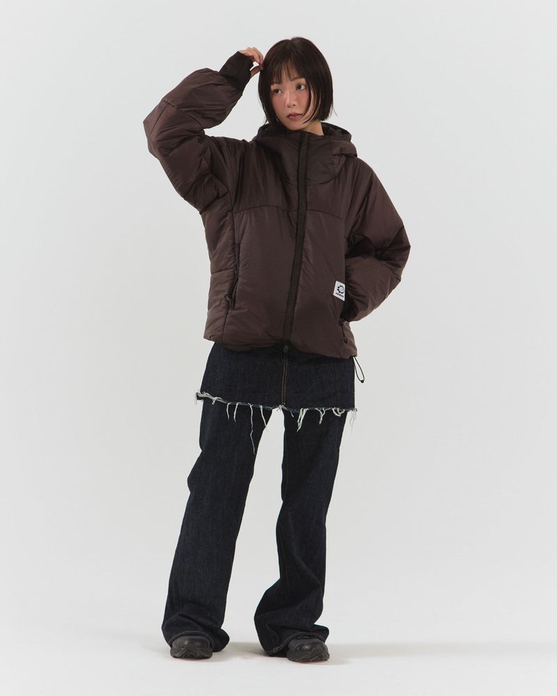 Reversible Thinsulate Padded Jumper (Dark Brown)