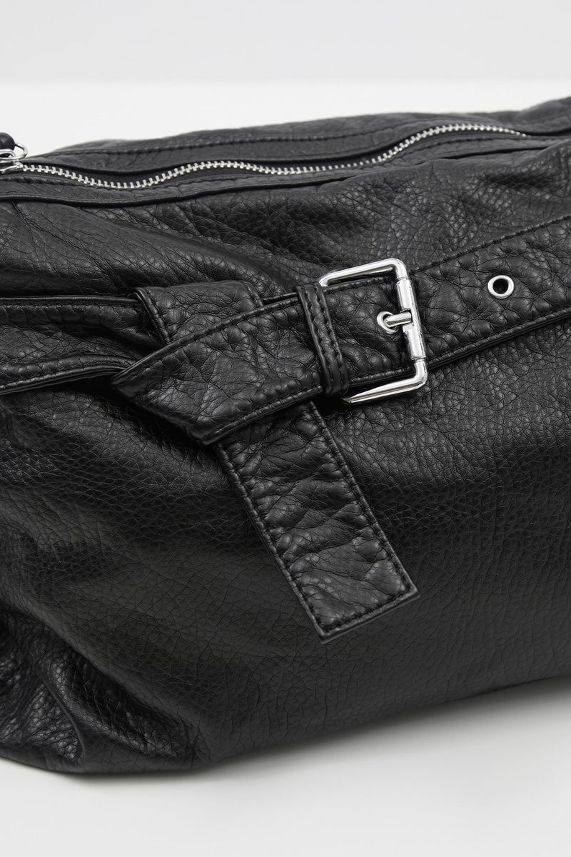 Brim crack leather 2-way bag