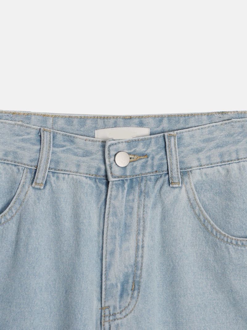 Foil Carpenter Bermuda Denim Pants 2C