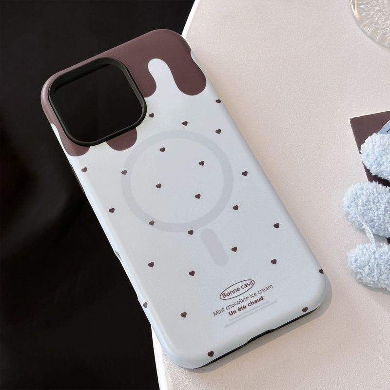 Summer Blue Mint Ice Cream Pop-up Stand Case