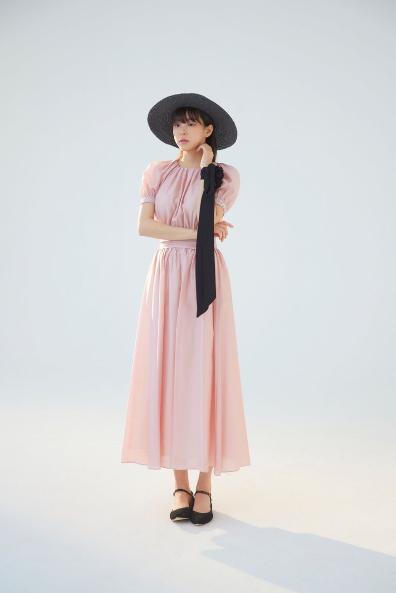 NO.4 DRESS - PINK ROSE
