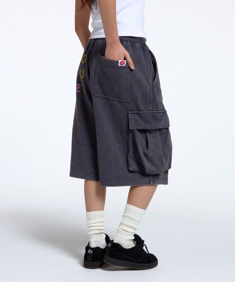 calloutnewyear(cony)（コールアウトニューイヤー(コニー)）の「SHOUT OUT CONY CARGO SWEAT SHORTS / CHARCOAL（Pants）」