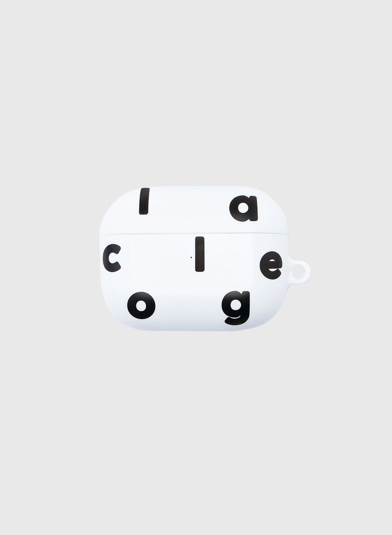 collagevacance（コラージュバカンス）の「Logo Alphabet Airpods Case (White)（Smartphone Accessories）」