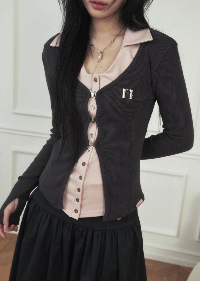 NEWALRIN Classic Button Shirt Top