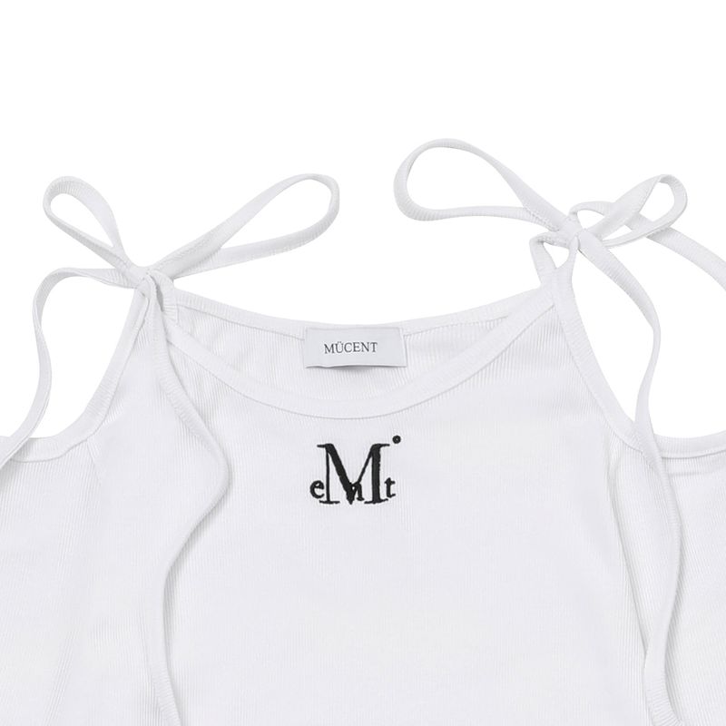 NEKI RIBBON OFF SHOULDER T (3COLOR)