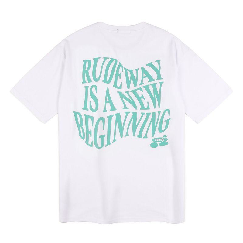 NASTYKICK（ナスティーキック）の「[NK] New Beginning Tee (White)_K23QB104（Tops）」