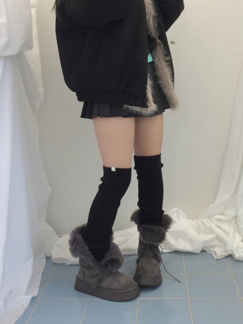Shoulder collar loose knitwear