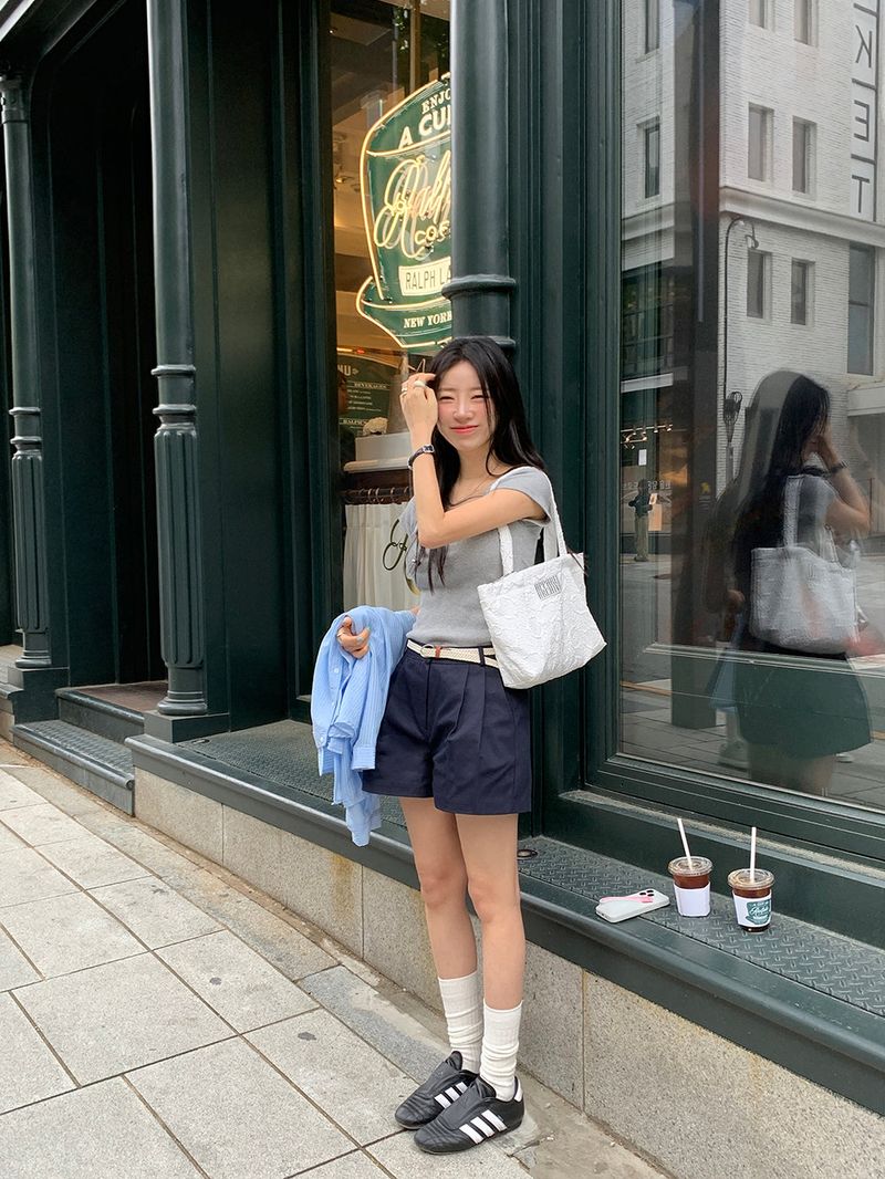 [MADE] Dears Cotton Pintuck Shorts