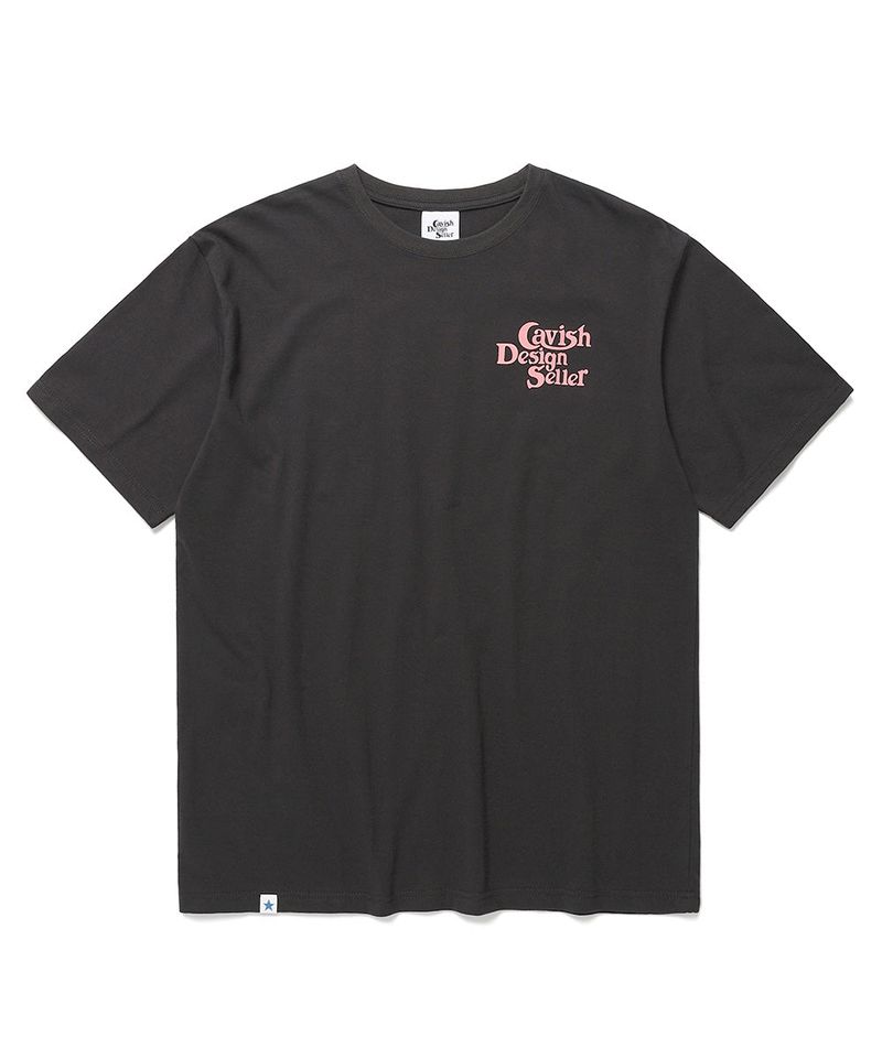 SELLER LOGO SS TEE CHARCOAL(CV2BMMT500A)
