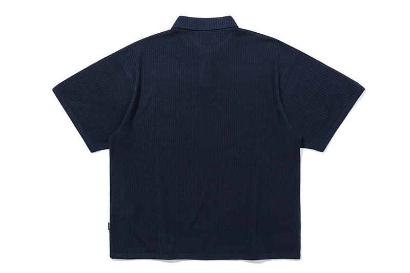 MINIMAL LOGO KNIT POLO_NAVY