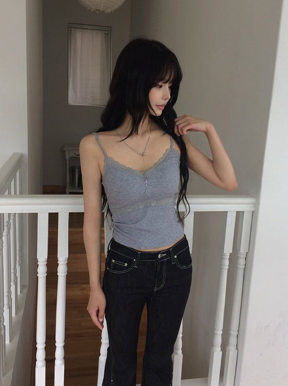 Boel Non-Fade Stud Denim Low Bootcut Pants