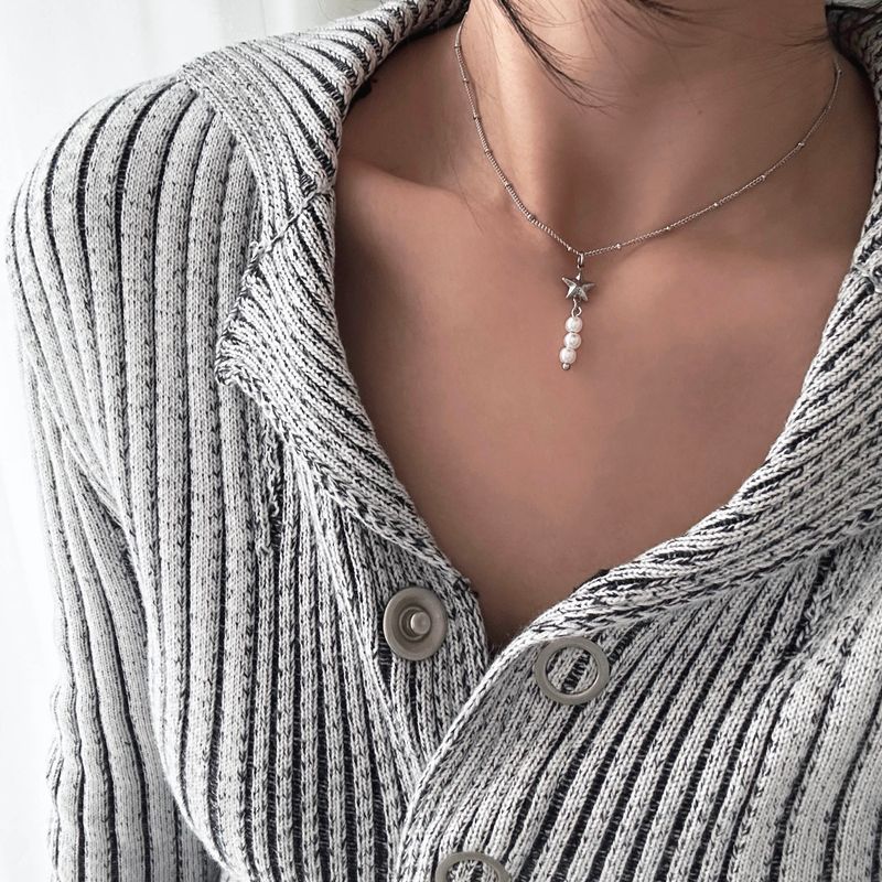 star and pearl necklace