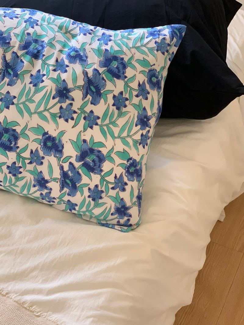 Hucha Pillow Cover (Hand-block Print)