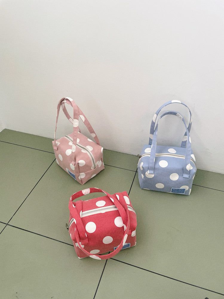 Handy pouch (tomato dot)