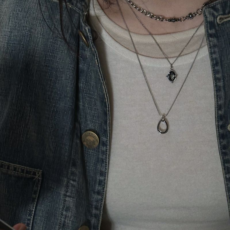 [MADE]Cross chain Necklace (UNI)