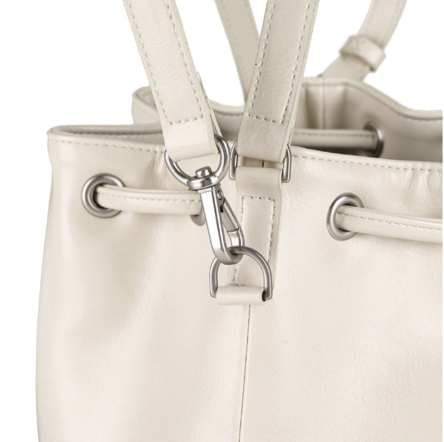 Luna Bucket Bag Ivory