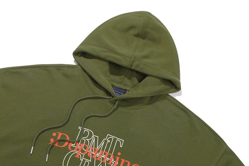 DOPAMINE FINGER HOODIE_KHAKI