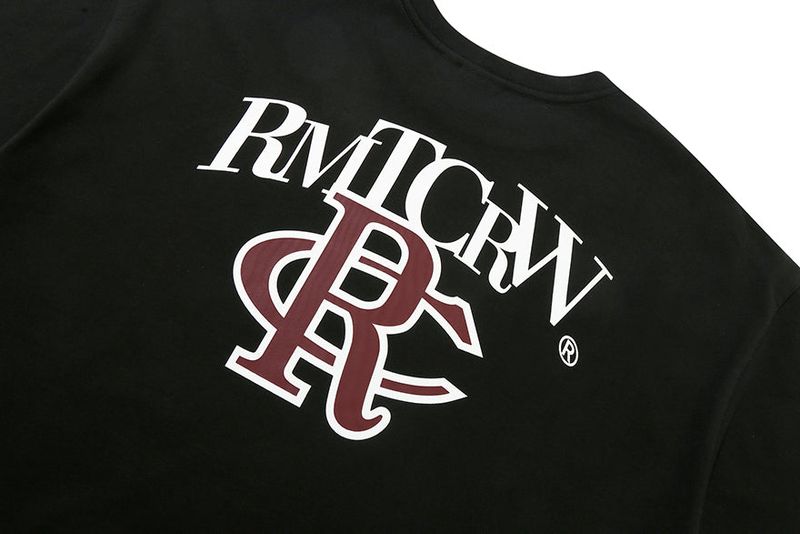 ATHLETIC LOGO TEE SHIRT_BLACK