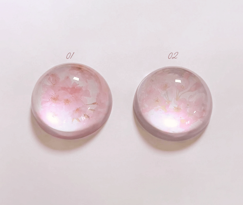Cherry blossom glass paper weight