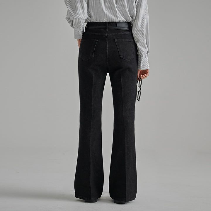 [Exclusive] [made/4 size] [Buren] Non-Fade Rectangular Spandex Bootcut Unlined Denim Pants - 3 colors