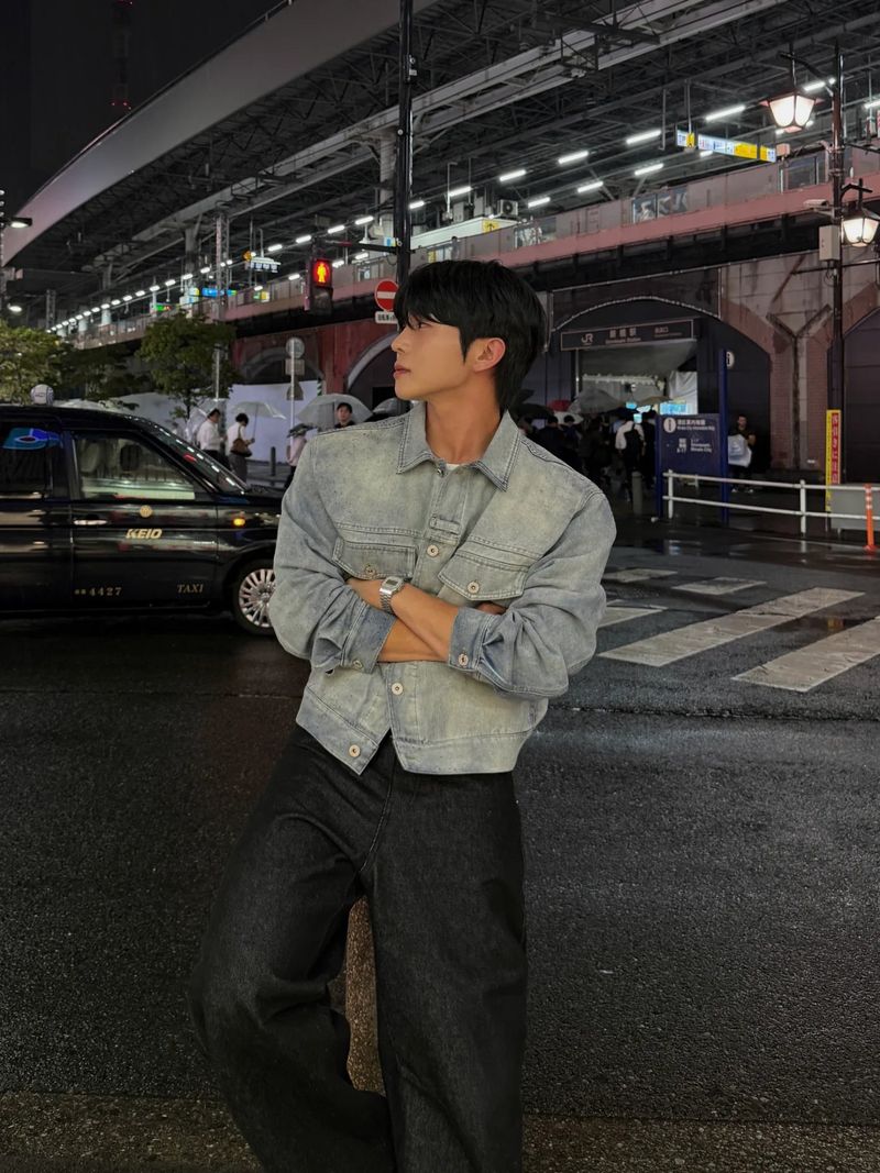 Weather cuff denim jacket