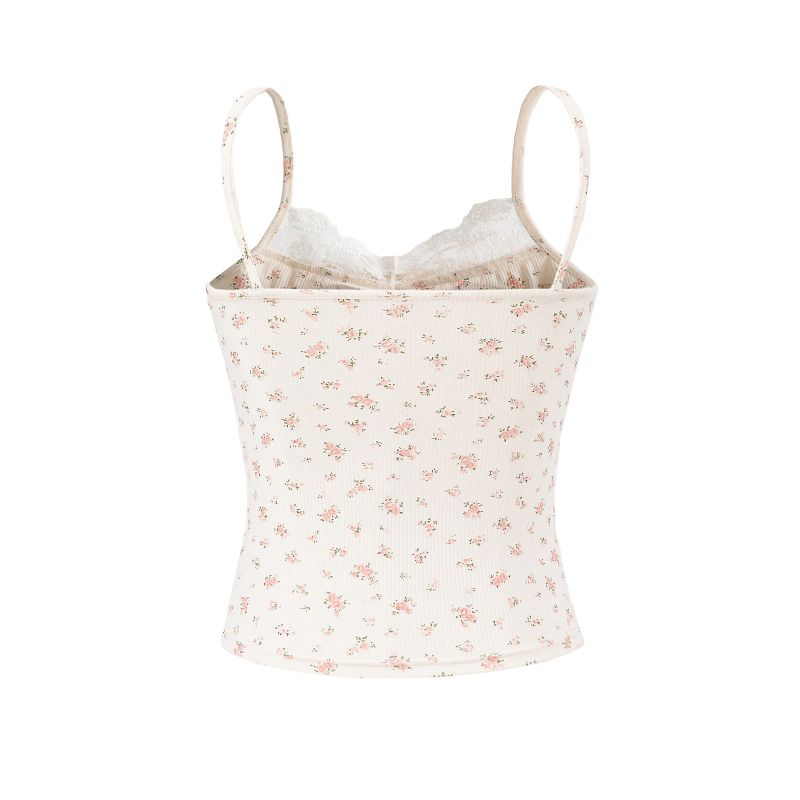 Elva Lace Ribbon Cami Top