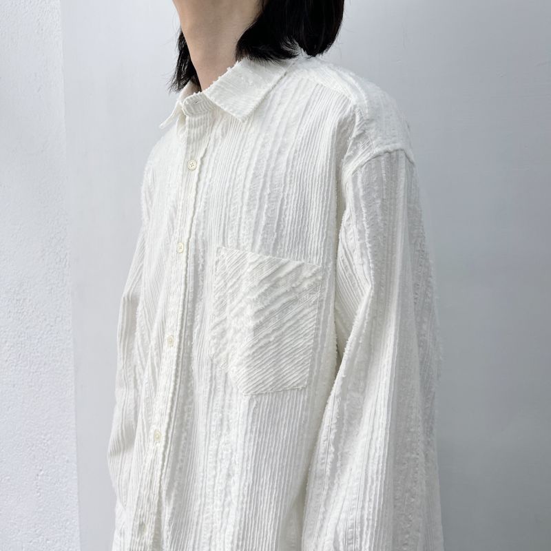 Frayed Textured Shirt