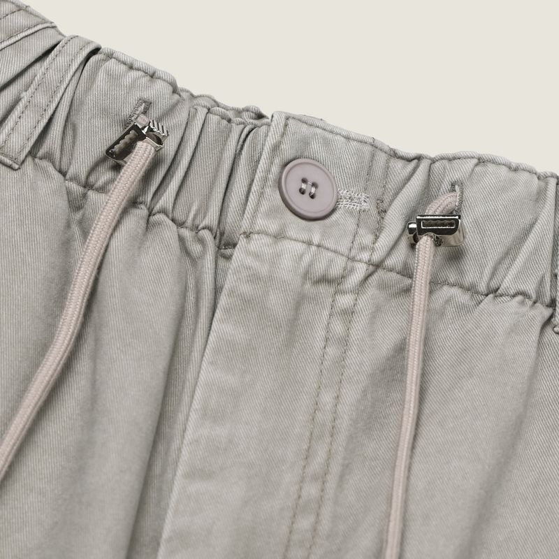 E Dyeing Washed Snap Pants