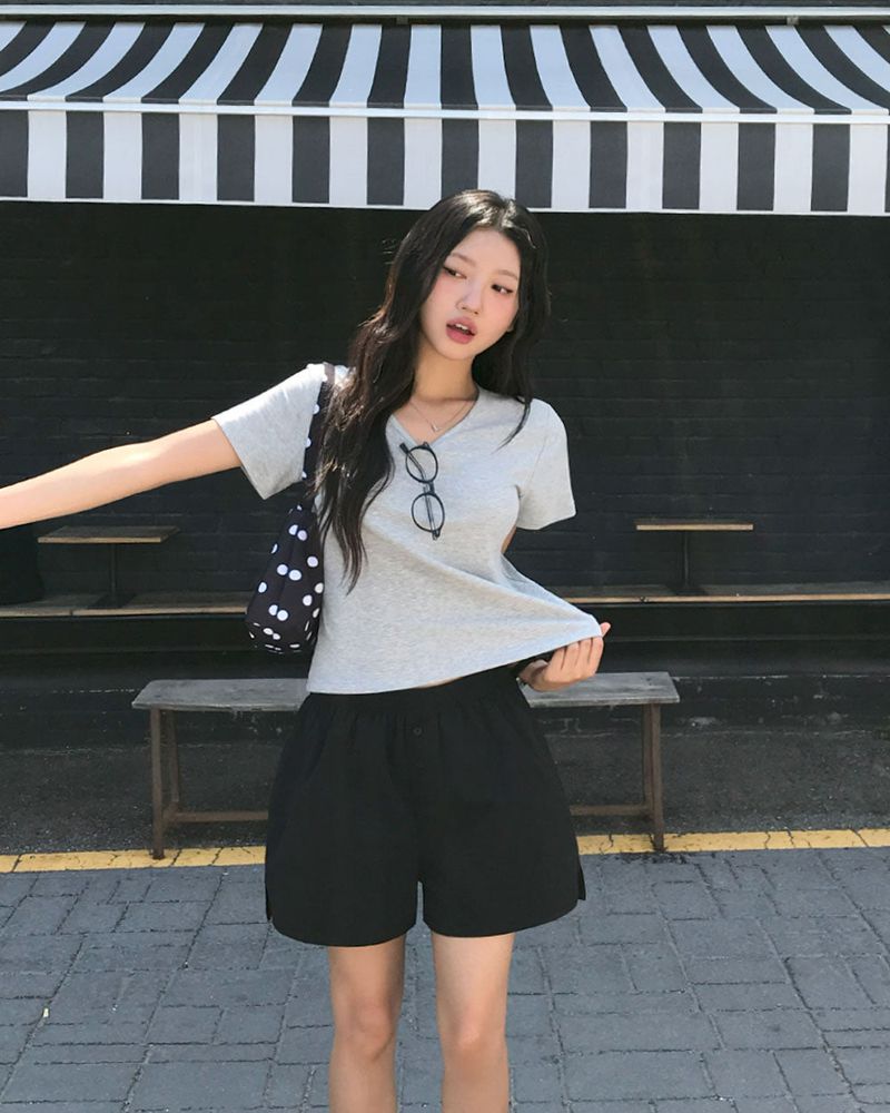 [MADE/S,M] Basic rayon 2typ short-sleeved T-shirt