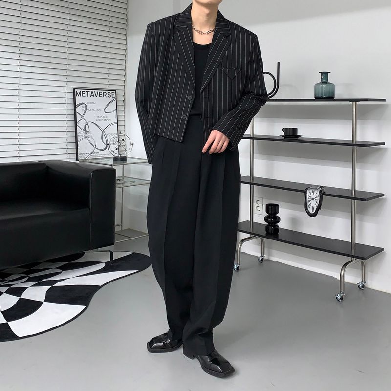 COZINESS(コジネス)の「CR Legacy Striped Cropped Jacket (2 colors)(Jackets/Outerwear)」