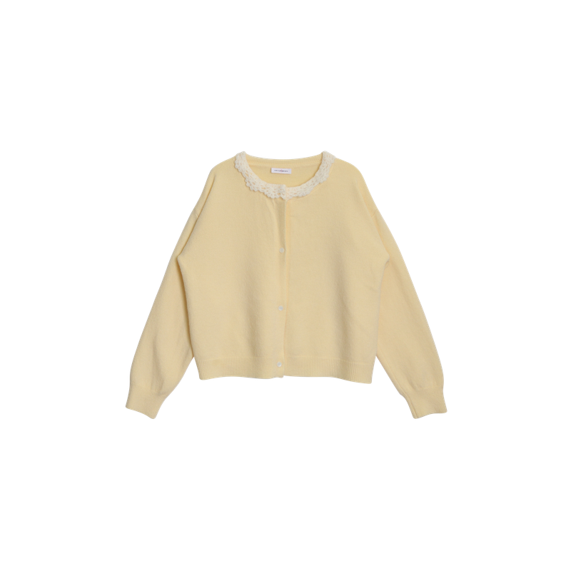 COTTAGE LACE KNIT CARDIGAN