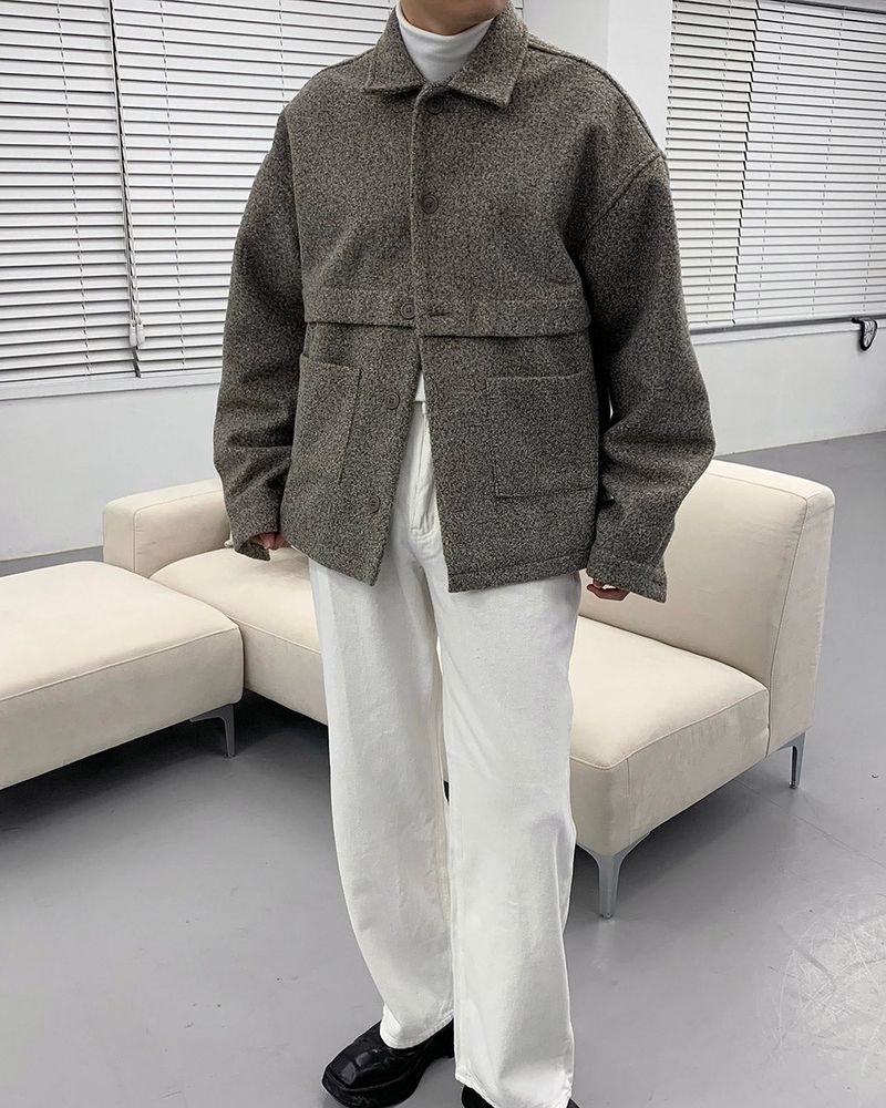 OW Bookle Wool Terry Jacket (2 colors)