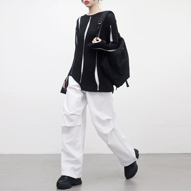 Rankle pintuck wide pants