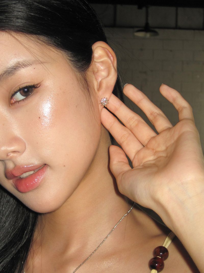 [925silver] Sunburn piercing